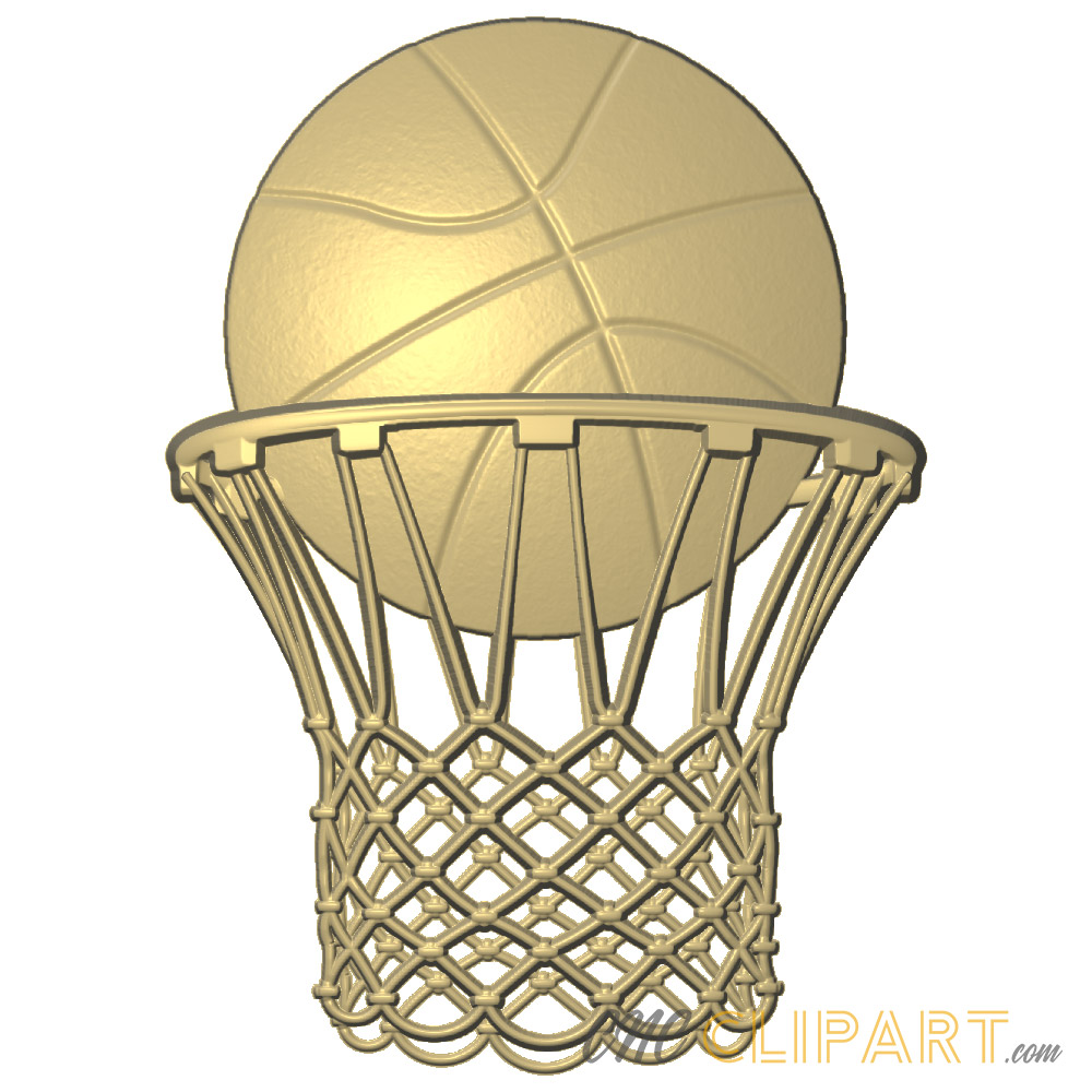 Gold Basketball Hoop