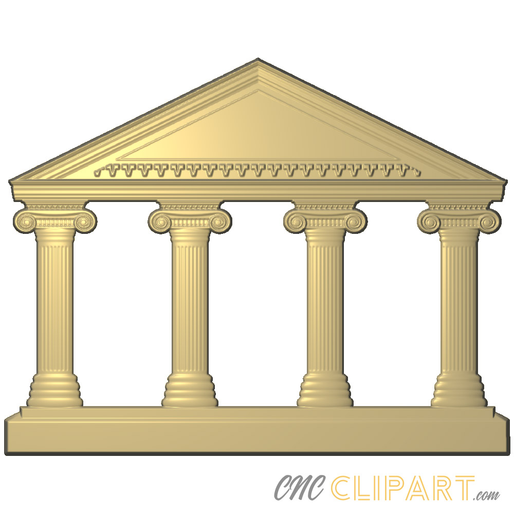 roman temple clipart