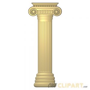 A 3D Relief Model of a Roman Column