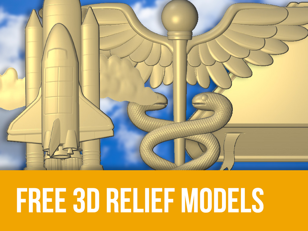 Free 3D Relief Models